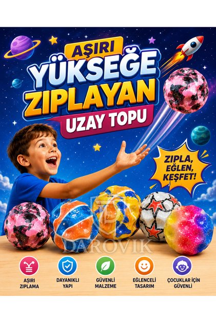Aşırı Yükseğe Zıplayan Uzay Topu Delikli Bouncer Moon Ball Ay Topu