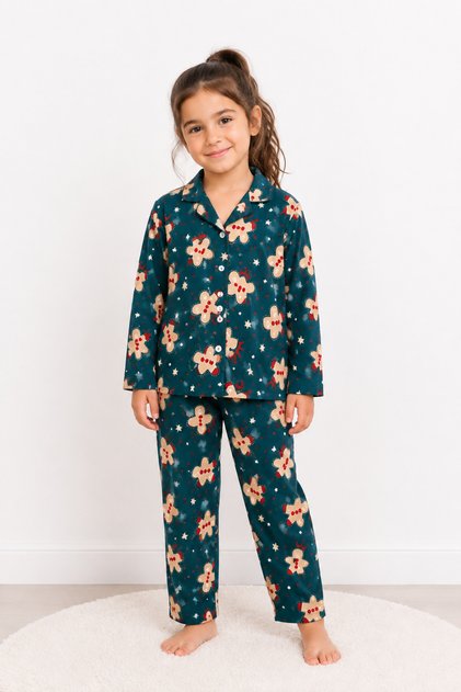 New Year's Girls' Pajama Set