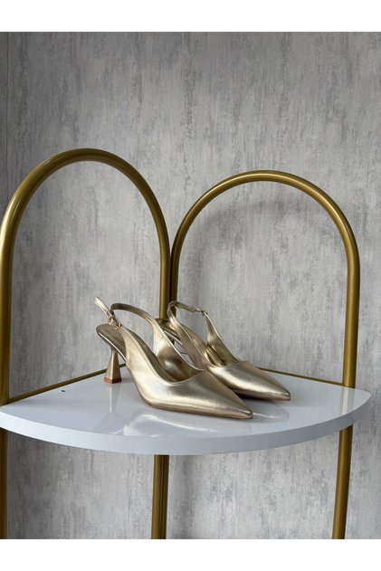 Simple 7 cm Skin Leather High Heels