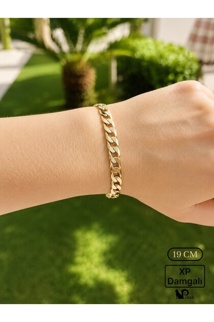Xuping Jewelry 14K Altın Kaplama Klasik Gurmet Zincir Xuping Vip Bileklik