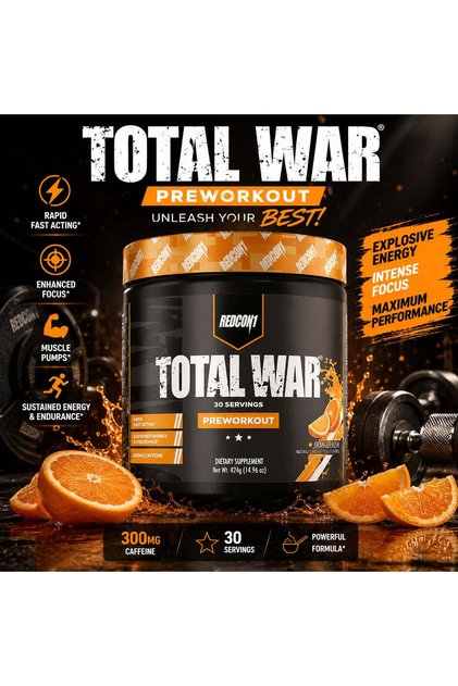 Total War Preworkout 420 Gr - Orange Crush