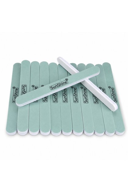 SUNSHINE Nail Shine Buffer Nail File 600/3000 Grit, Two Side Manicure and Pedicure Tools (15 PIECES (1 PACK))