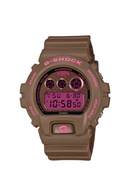 Men's Digital Pink Dial Watch - DW-6900HH-5DR