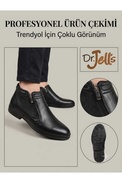 gerçek deri günlük erkek bot kaymaz taban ortopedi destek