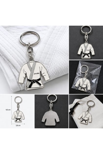 Judo anahtarlık metal
