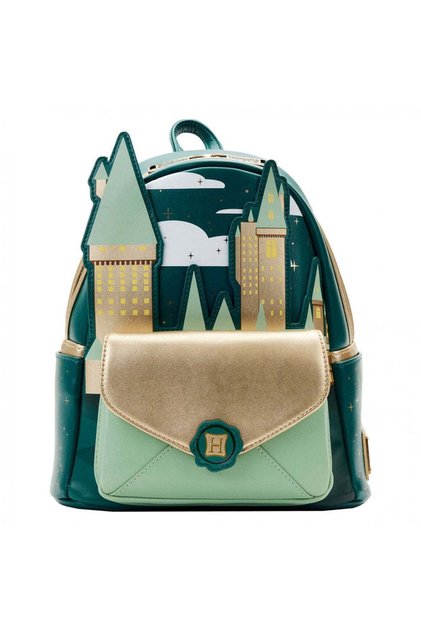 ! Leather: Movies: Harry Potter Golden Hogwarts Castle