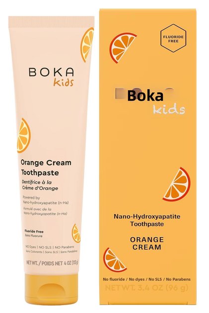 Kids Orange Cream Nano-Hydroxyapatite Children's Toothpaste 96Gr