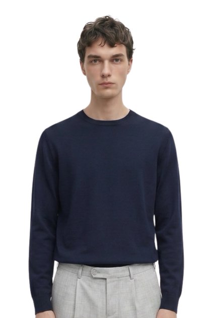 Premium Men's Knitwear Sweater Long Sleeve Crew Neck Tommy