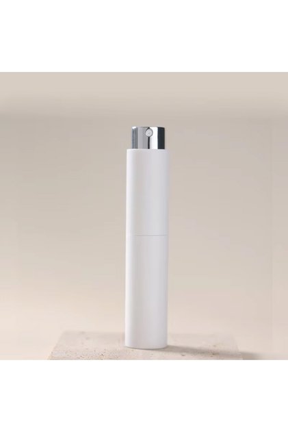 1 piece white 10ml Travel Perfume Atomizer, Refillable Cologne Container, Empty Spray Bottle for Min