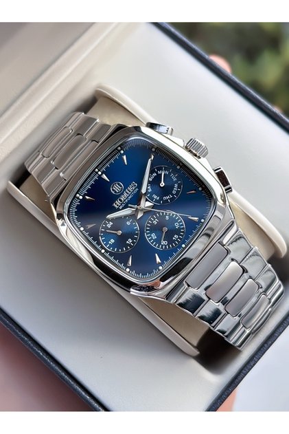 New Season Silver Color Steel Cord Men's Wristwatch - with Bracelet Gift