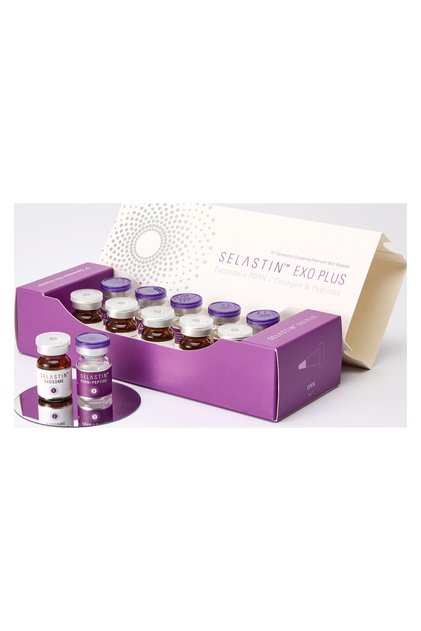 SELASTIN EXO PLUS 5. Nesil Eksozom Cilt Bakım Seti 1,3 Milyar Eksozom 30.000 ppm HPDRN 7 Peptit 5 Flakon + 5 Solüsyon