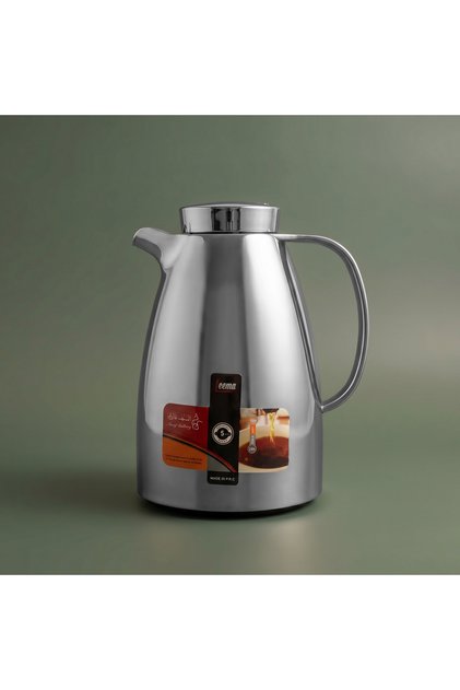 Al Saif Gallery Lima Thermos, 0.35 litres, compressor, thermal glass inner container, plastic outer shell - silver