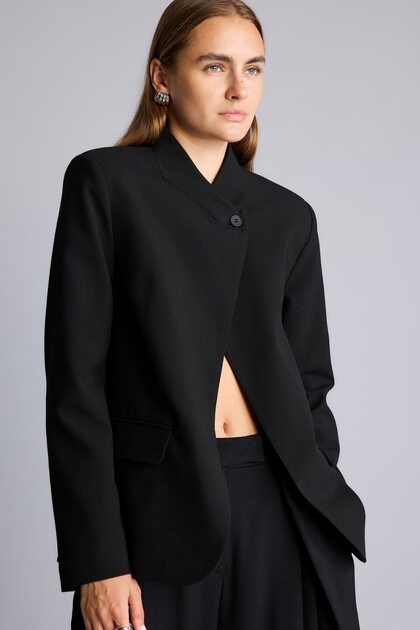 Oversıze Hakim Yaka Blazer Ceket H1118AX26SM