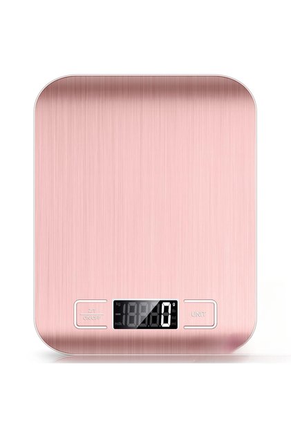 10Kg Pink 10kg Kitchen Scale,Digital Kitchen Scale with Tare Function, Electronic Coffee Brewing Sca
