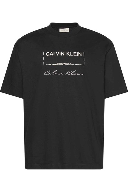 Men's Brand Logo T-Shirt, Suitable for Daily Use, Black