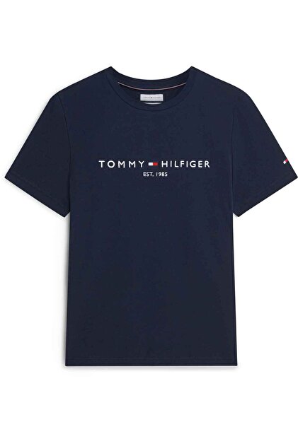 MW0MW11797 TOMMY LOGO TEE DBZ Aegean Sea