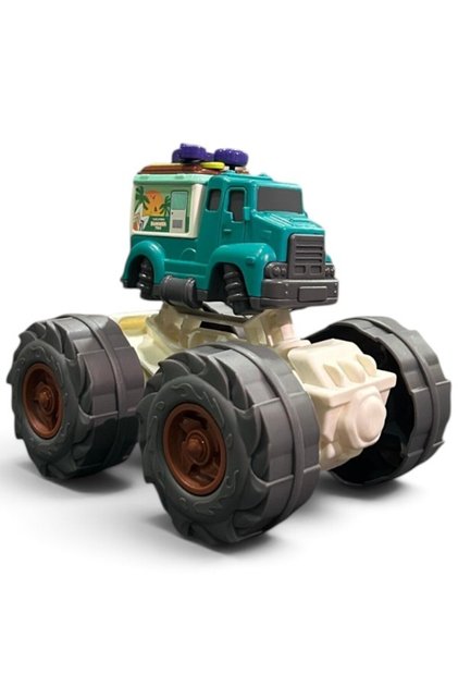 Green Monster Truck Toy Truck with Giant Wheels - Mini Truck with Giant Wheels