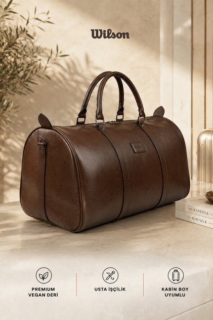 Classic Vegan Δερμάτινο Unisex Travel Sports Hospital Βαλίτσα Χειρός και Τσάντα ώμου Βαλίτσα Χειρός Μεγέθους Καμπίνας Hostes