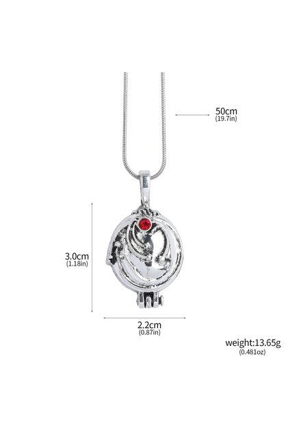 N00298 The Vampire Diaries Necklace Elena Gilbert Fashion Vervain Verbena Pendant Photo Locket Jewel