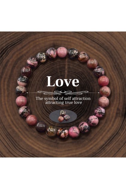 BR24Y0630-3 8mm Natural Stone Beaded Bracelet for Women Men Amethysts Crystal Quar