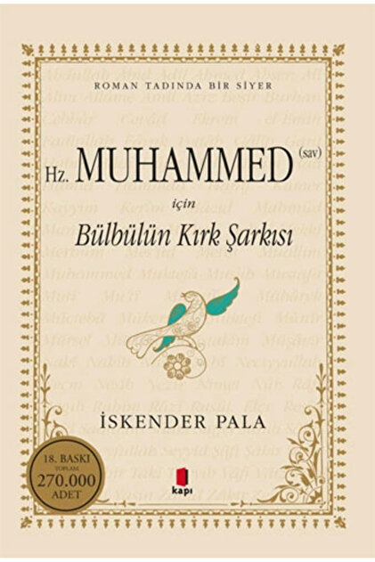 Hz. Muhammed (sav) Için Bülbülün Kırk Şarkısı Karton Kapak