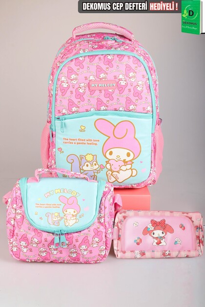 DEKOMUS İLE YENİ SEZON LİSANSLI MY MELODY&BEST FRIENDS "MELOPINK KOLEKSİYONU" OKUL,KALEM VE TERMOSLU