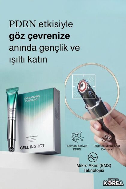 Eyebanding Pdrn Shot 15g - Göz Çevresi Bakım Kremi - Somon Dna ve Mikro-Spikül Teknolojisi-Morluk, Torbalanma ve Kırışıklık Karşıtı Bakım