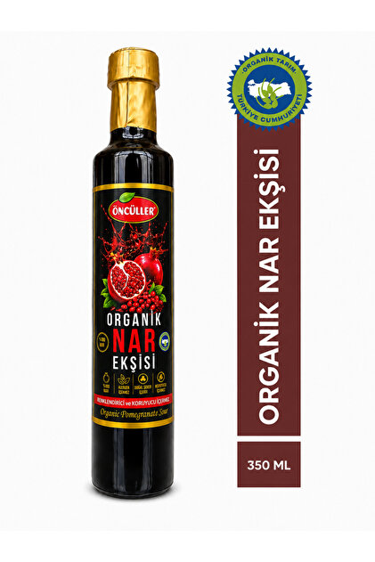 Organik Nar Ekşisi 350 ml - Katkısız, Koruyucusuz, Organik Sertifikalı