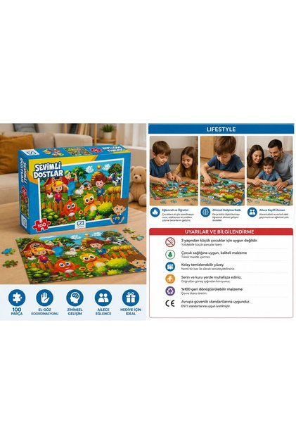 Cute Friends Licensed 100 Piece Children's Puzzle