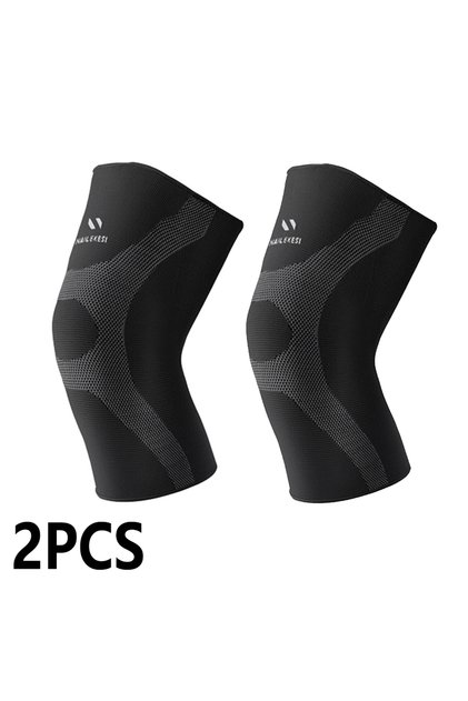 3XL 2pcs black 2pcs Plus Size Knee Pads Compression Knee Support for Obese Men Women Heavy-Duty Anti