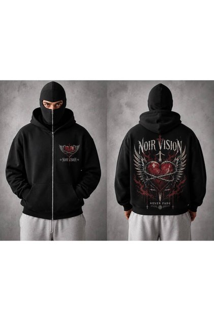 Style Vers Balaclava Full Zip Hooded Mask Hooded