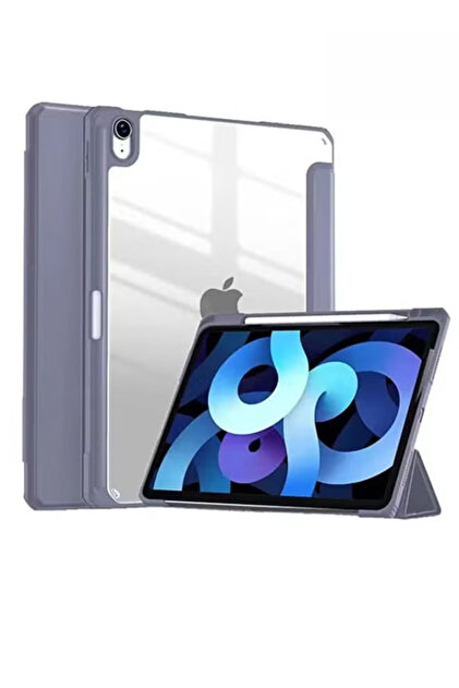 غطاء حماية شفاف لجهاز iPad (A16) الجيل 11 مقاس 11 بوصة 2025 / iPad الجيل 10 مقاس 10.9 بوصة 2022 مع حامل قلم، غطاء حماية مع خاصية السكون/الاستيقاظ التلقائي لجهاز iPad الجيل 10 مقاس 10.9 بوصة 2022 / iPad الجيل 11 مقاس 11 بوصة 2025