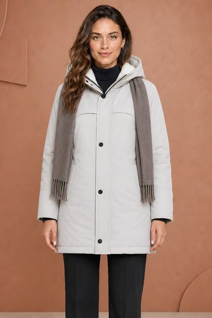 Women's Water and Wind Resistant Winter Coat & Parka with Faux Fur