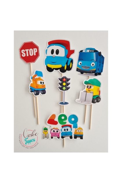 Set toppere tort camionul Leo