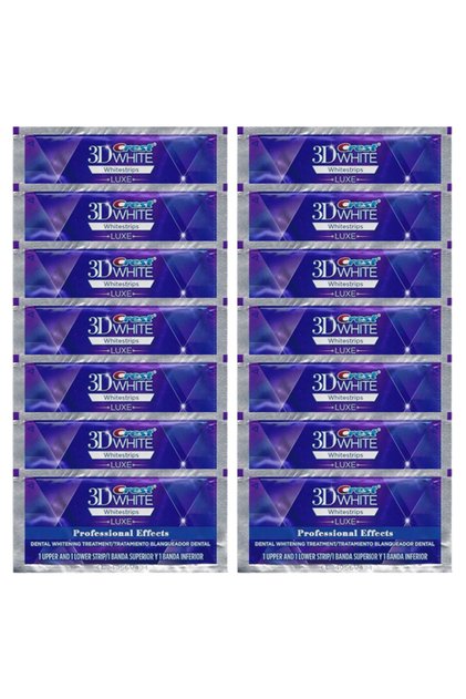 3D White Whitestrips Professional Effects Лентички за избелване на зъби, 14-дневна програма