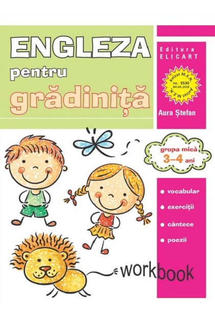 Engleza pentru gradinita. Grupa mica 3-4 ani - Aura Stefan