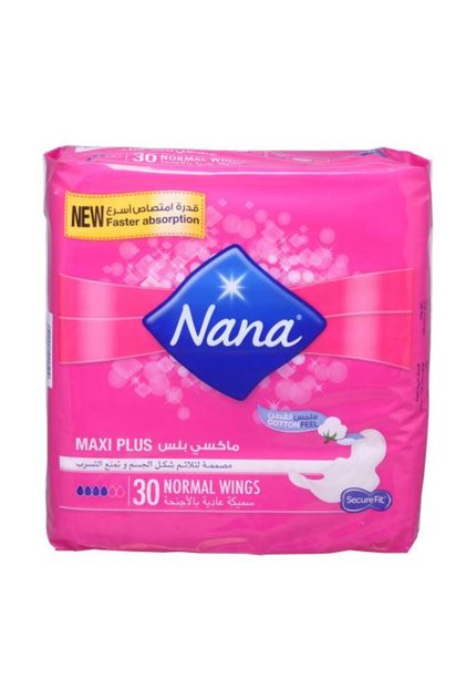 Maxi Pads Regular with Wings 30 Pieces
