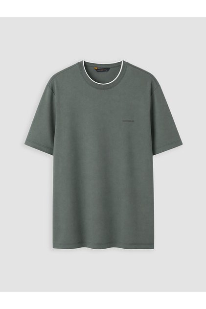 Southblue Khaki Crew Neck Men's T-Shirt