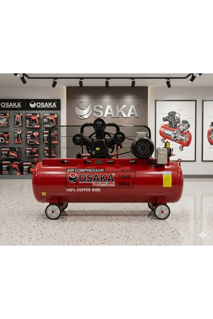 Aircompressor Tank 500L 10hp 3phase motor 100% Copper