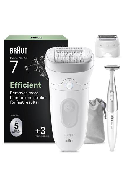 Braun Silk-épil 7 脱毛器 セット Braun Silk·épil 7 Epilatör, Islak ve Kuru, Kalıcı Pürüzsüz Cilt, 7