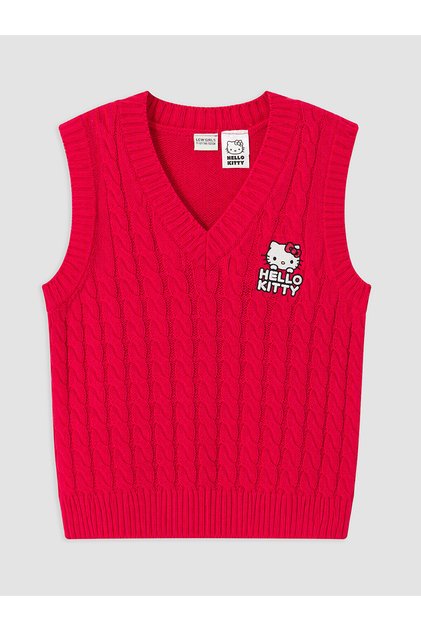 Red Hello Kitty Girls' Knit Sweater