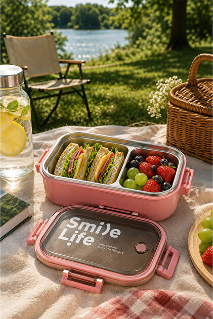 Tohana Lunch Box Çelik Yemek Kabı - 2 Katlı - 710ml - Fiyatı