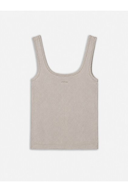 Bisiklet Yaka Crop Top