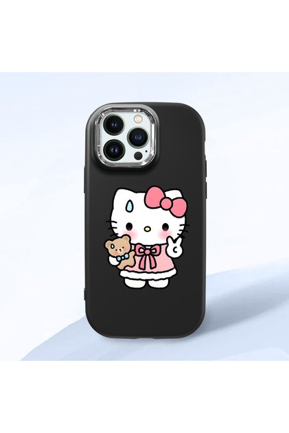 iPhone 14 Pro Max Compatible Sweet Cartoon Animal Motif Case, Daily Use