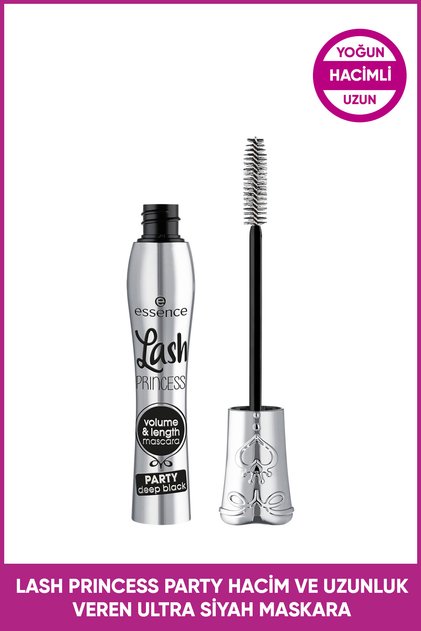 Lash PRINCESS PARTY Hacim ve Uzunluk Veren Ultra Siyah Maskara