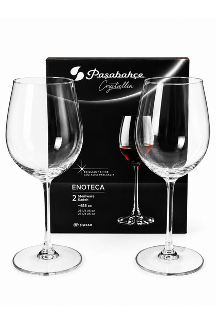 6700007 ENOTECA CRYSTALLİN ŞARAP KADEHİ 615 CC - 2'li