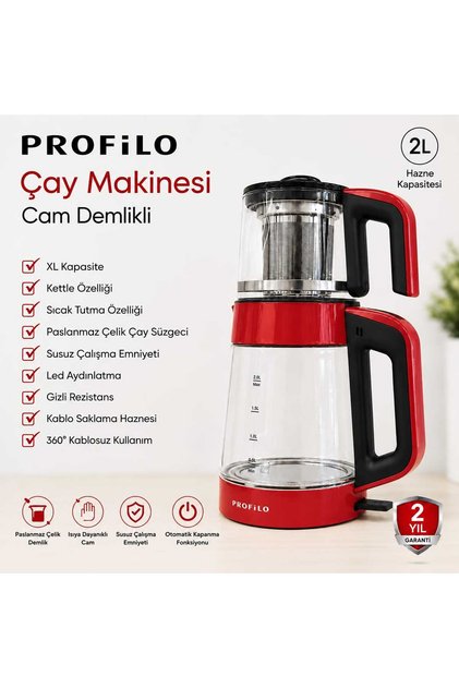 TTP4702 KIRMIZI ÇAY MAKİNESİ