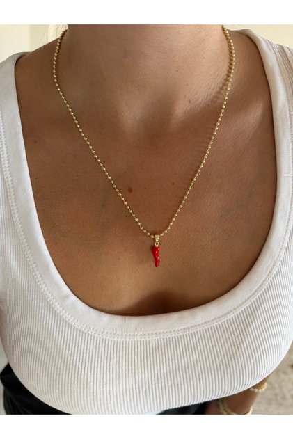 Pepper Ball Bead Luck Women's Necklace