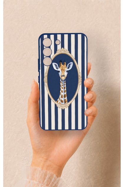Samsung S22 Compatible Giraffe Patterned Silicone Case