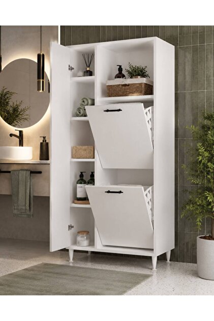 Kenzlife Çamaşır-Kurutma Makinesi Dolabı Nazzam Byz 187*170*60
